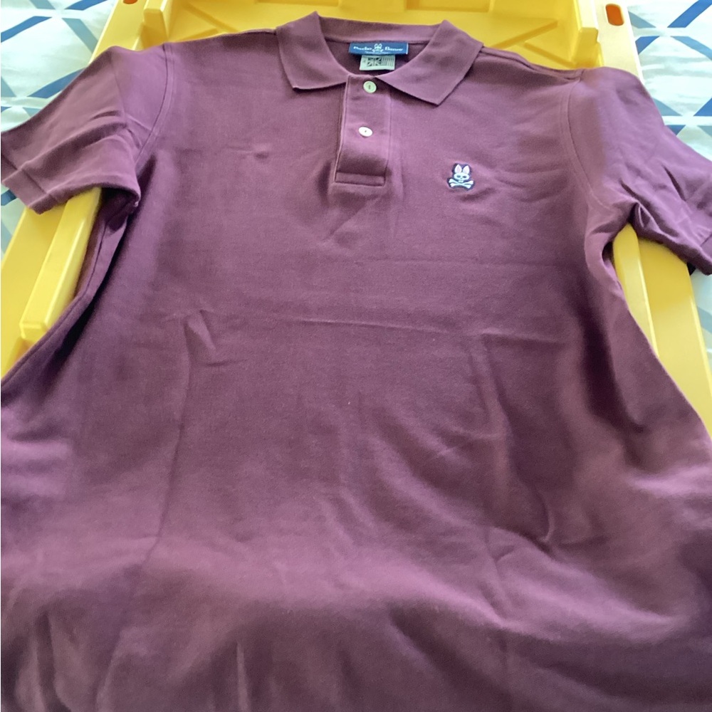 Psycho Bunny Burgundy Polo Shirt